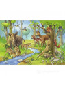 Ravensburger Puzzle 24 pièces 2 Puzzles  Animaux de la Forêt 091171