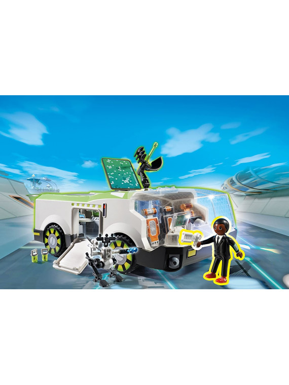 PLAYMOBIL 6692  Super 4  Camion de mission Techno Caméléon Avec agent Gene