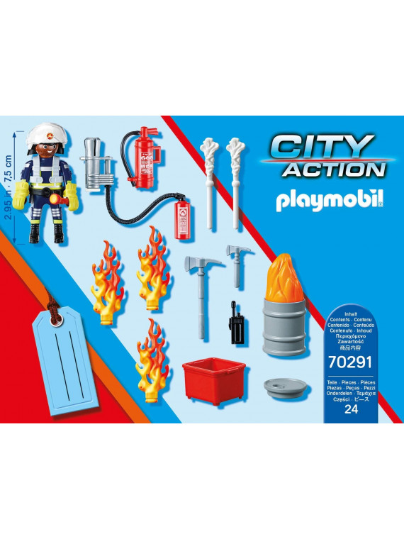 PLAYMOBIL 70291 SET DE POMPIERS  CITY ACTION