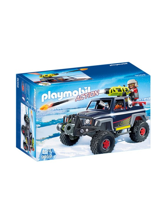 PLAYMOBIL 9059 - Action - Véhicule Tout Terrain avec Pirate des Glaces