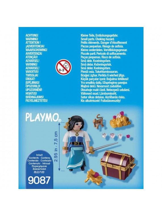 PLAYMOBIL 9087  Femme Pirate avec Trésor