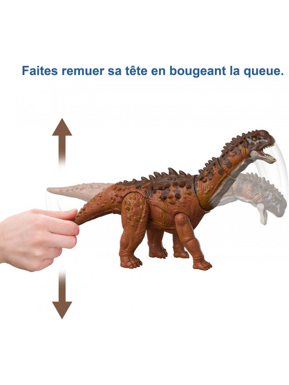 Jurassic World Dinosaure articulé Ampelosaurus Gros Dégâts HDX50