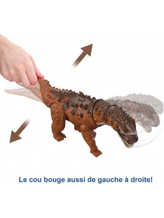 Jurassic World Dinosaure articulé Ampelosaurus Gros Dégâts HDX50