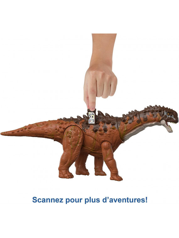 Jurassic World Dinosaure articulé Ampelosaurus Gros Dégâts HDX50