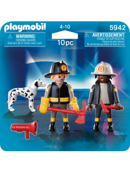 PLAYMOBIL 5942 POMPIERS AVEC CHIEN