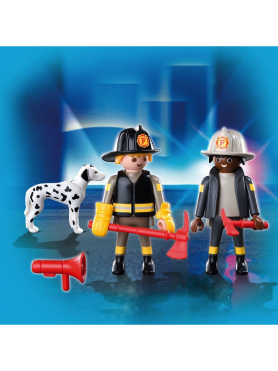 PLAYMOBIL 5942 POMPIERS AVEC CHIEN