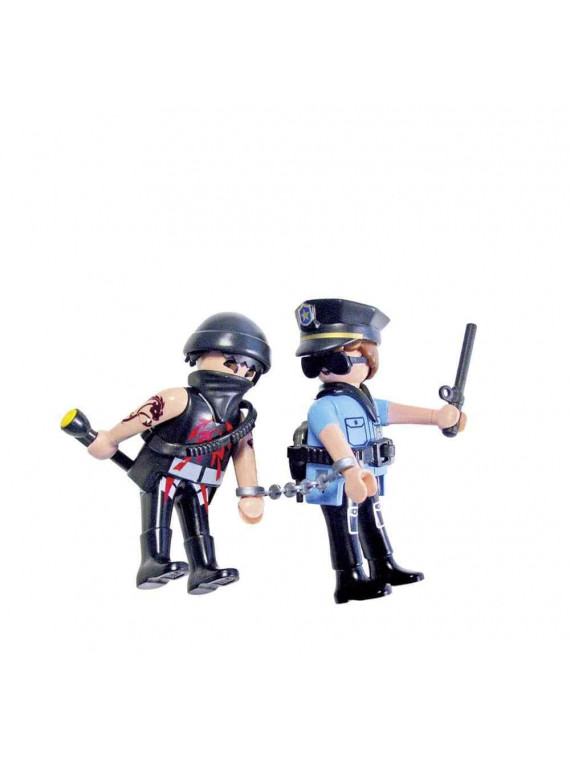 PLAYMOBIL 5816 Duo Pack Policier et bandit