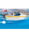 PLAYMOBIL FAMILY FUN 70534 PICK-UP AVEC BATEAU