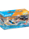 PLAYMOBIL FAMILY FUN 70534 PICK-UP AVEC BATEAU