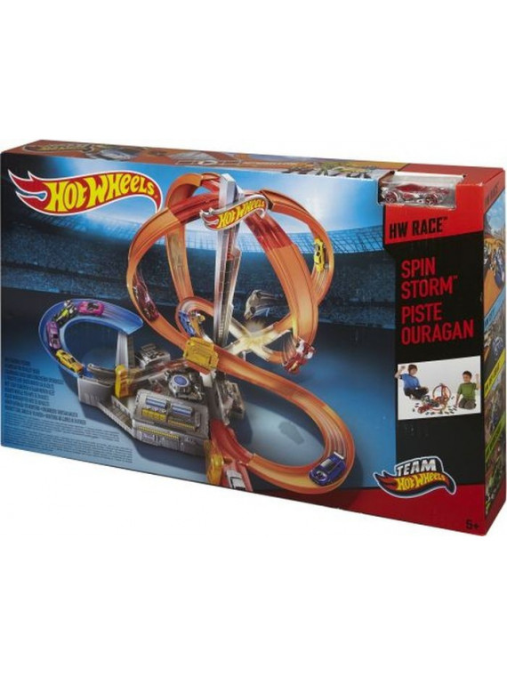 Hot Wheels circuit des pistes ouragan de course Whirlwind cdl45