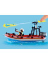 Playmobil 70335 City action Brigade de pompiers avec bateau et hélicoptère