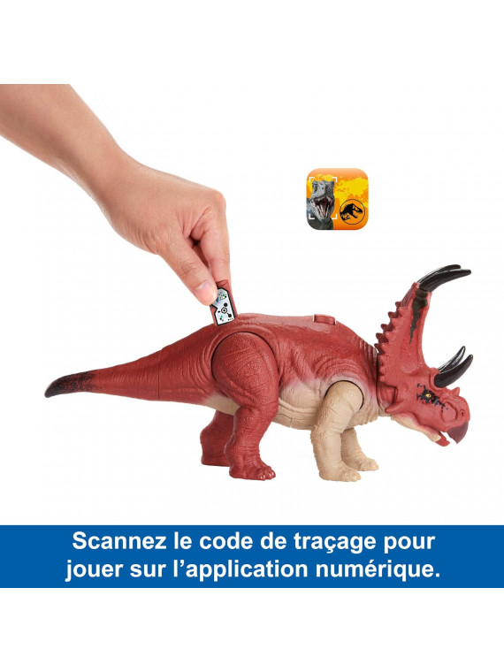 Jurassic World Figurine articulée Diabloceratops Rugissement Féroce Son hlp16