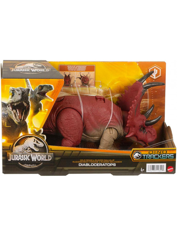 Jurassic World Figurine articulée Diabloceratops Rugissement Féroce Son hlp16