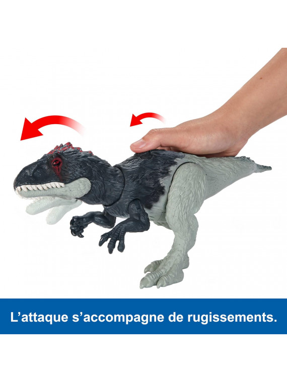 Jurassic World Figurine articulée Eocarcharia Rugissement Féroce avec Son hlp17