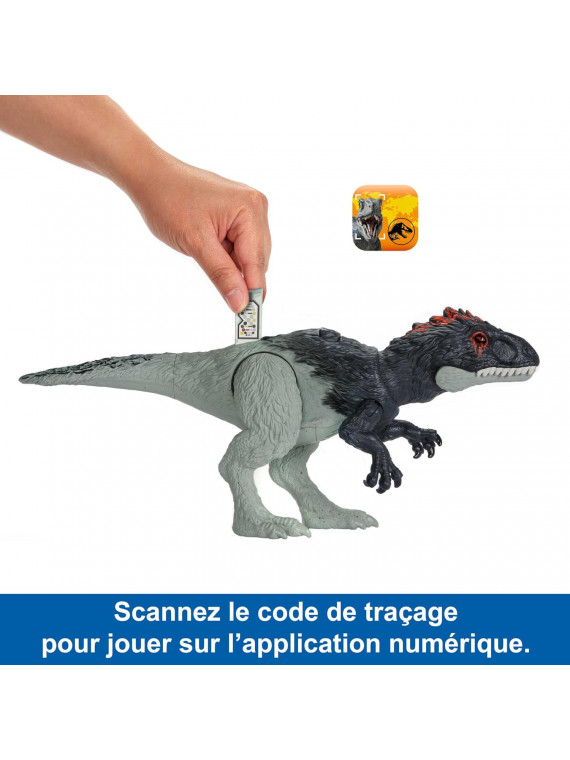 Jurassic World Figurine articulée Eocarcharia Rugissement Féroce avec Son hlp17