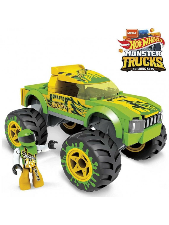 MEGA Construx Monster Truck Gunkster Hot Wheels - Coffret Construction HDJ94