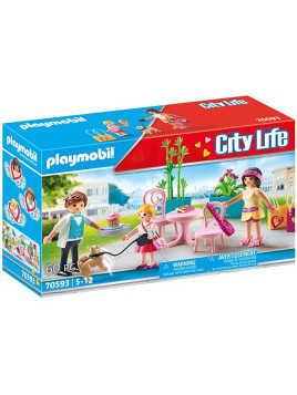 PLAYMOBIL  70593 CITY LIFE  Espace café de la...