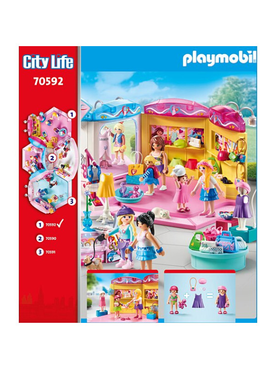 PLAYMOBIL  70592 CITY LIFE Boutique  de mode