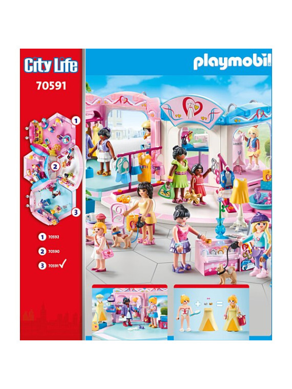 PLAYMOBIL  70591 CITY LIFE Boutique  de mode