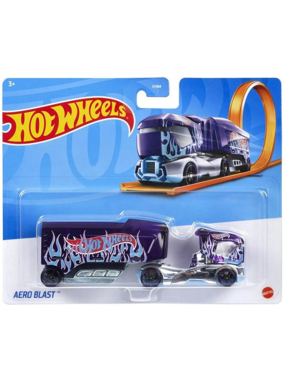 HOT WHEELS  CAMION TRACK STARS  AERO BLAST VIOLET  BFM60