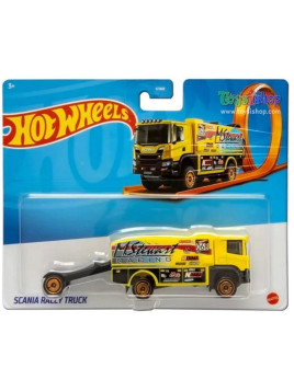 HOT WHEELS CAMION TRACK STARS SCANIA RALLY...