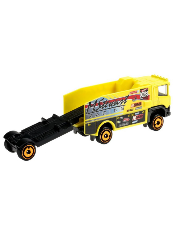 HOT WHEELS CAMION TRACK STARS SCANIA RALLY TRUCK JAUNE BFM60