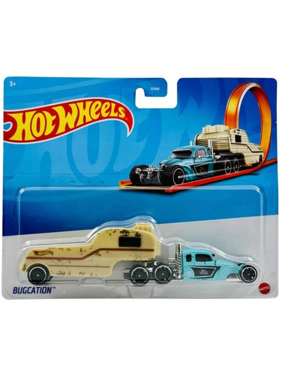 HOT WHEELS  CAMION TRACK STARS BUGCATION TURQUOISE BFM60