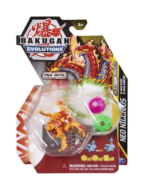 Bakugan évolutions Néo Nillious Nano echo et lancer 20138089