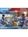 PLAYMOBIL 6924 Barrage de police City Action  Les policiers