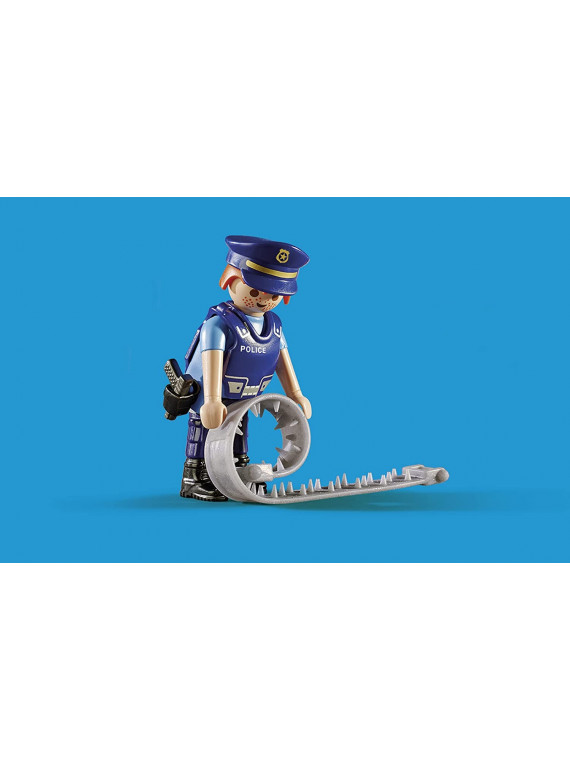 PLAYMOBIL 6924 Barrage de police City Action  Les policiers