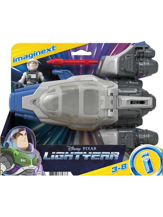 Imaginext  Disney Vaisseau Spatial Buzz avec figurine Lightyear Hyperspeed XL-01