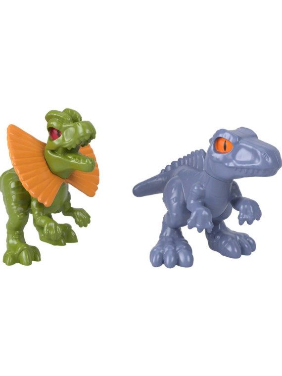 Imaginext  Jurassic World  bébé Dinosaure GIGA ET DILOPHOSAURUS hlm74