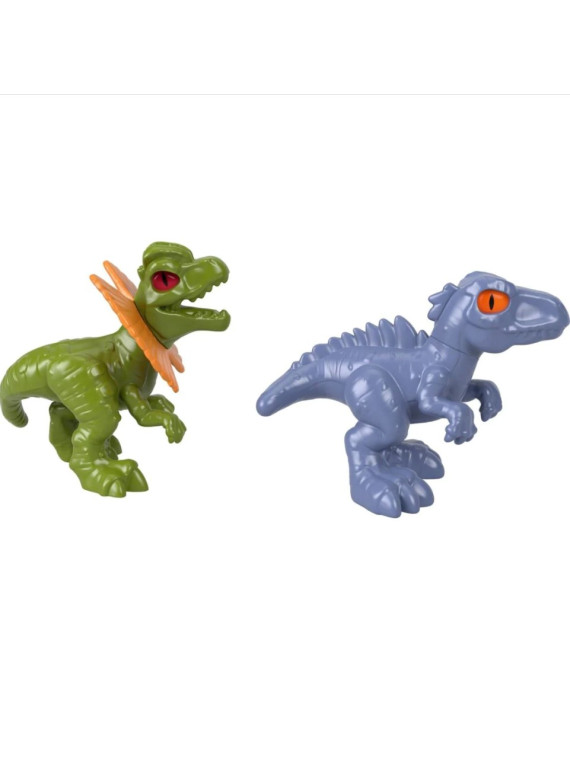 Imaginext  Jurassic World  bébé Dinosaure GIGA ET DILOPHOSAURUS hlm74