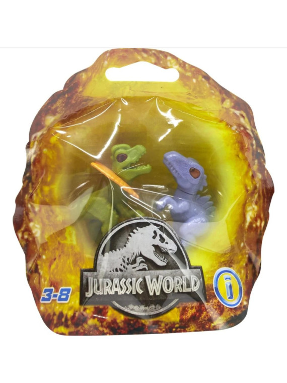 Imaginext  Jurassic World  bébé Dinosaure GIGA ET DILOPHOSAURUS hlm74