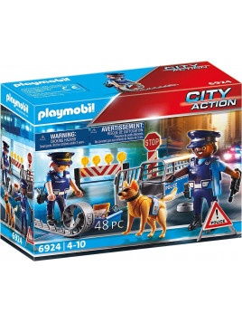 PLAYMOBIL 6924 Barrage de police City Action...