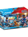 PLAYMOBIL 6924 Barrage de police City Action  Les policiers