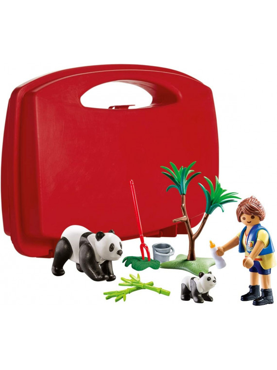 PLAYMOBIL 70105 CITY LIFE VALISETTE SOIGNEUR ET PANDAS