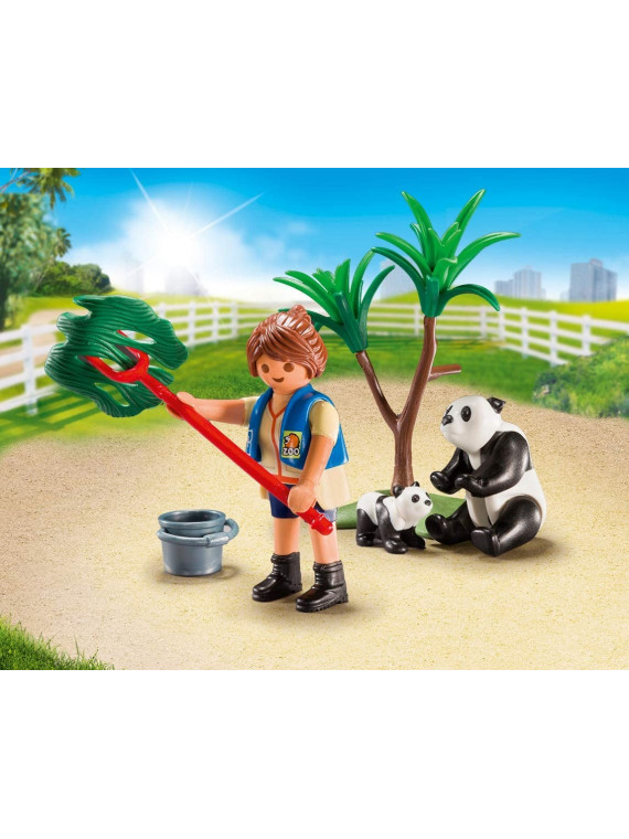 PLAYMOBIL 70105 CITY LIFE VALISETTE SOIGNEUR ET PANDAS