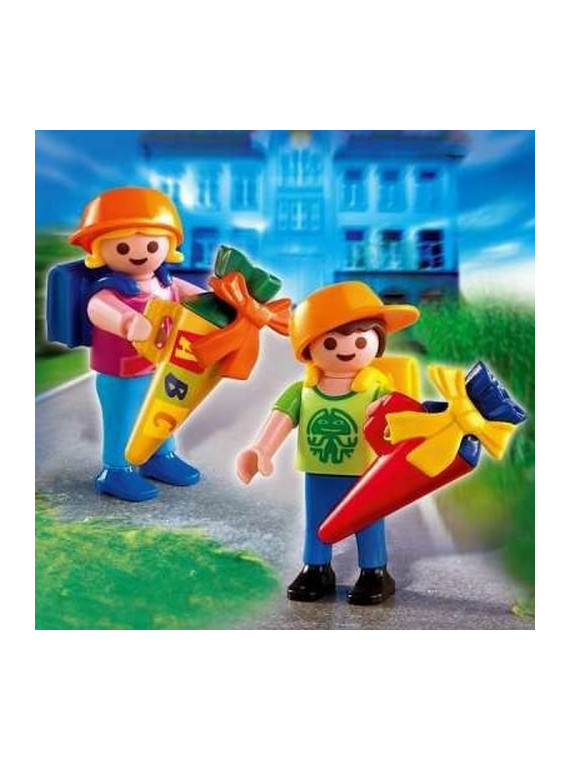 PLAYMOBIL SPECIAL 4686 ECOLIERS PREMIER JOUR D'ECOLE AVEC POCHETTE SURPRISE