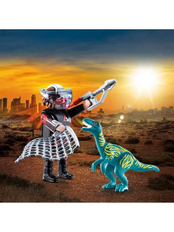 PLAYMOBIL 70693  Duo Braconnier vélociraptor