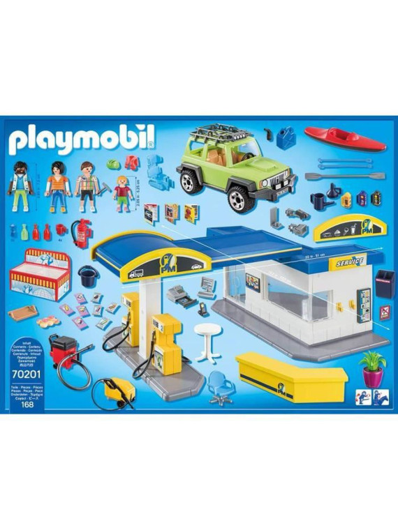 PLAYMOBIL City Life: Station Essence Set 70201