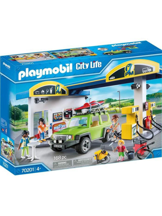 PLAYMOBIL City Life: Station Essence Set 70201