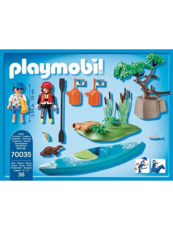 PLAYMOBIL 70035  Family Fun  StarterPack Sportifs et kayak