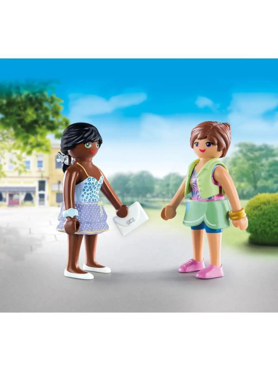 PLAYMOBIL 70691 Duo-Pack Shopping-Girls