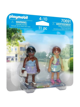 PLAYMOBIL 70691 Duo-Pack Shopping-Girls