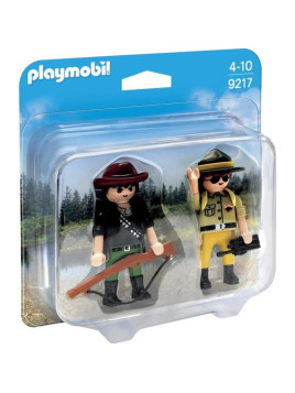 PLAYMOBIL 9217 Duo Garde Forestier et Braconnier