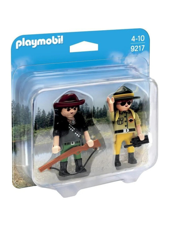 PLAYMOBIL 9217 Duo Garde Forestier et Braconnier