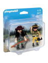 PLAYMOBIL 9217 Duo Garde Forestier et Braconnier