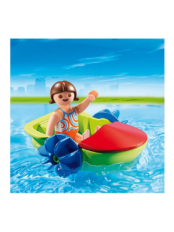 PLAYMOBIL 6675  Summer Fun  Enfant avec bateau à pédales