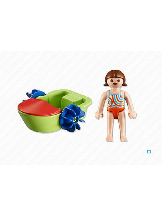 PLAYMOBIL 6675  Summer Fun  Enfant avec bateau à pédales